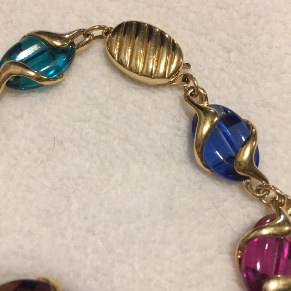 Jewelry 7 Glass Stone Bracelet Multi Colored Poshmark